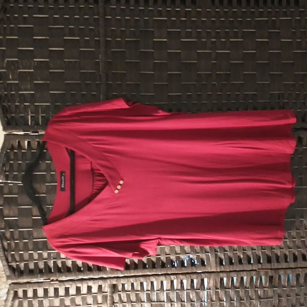 Vinmatto Short Sleeve Plus Size Tunic
